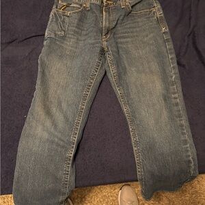 Ariat Men's Rebar Straight Leg Blue Jeans